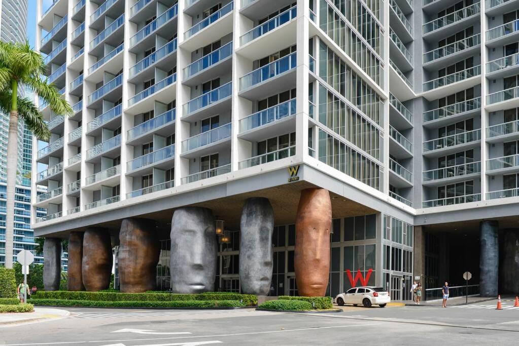 Wonderful 2 Bedroom Apt With Ocean Views At Icon Brickell マイアミ エクステリア 写真