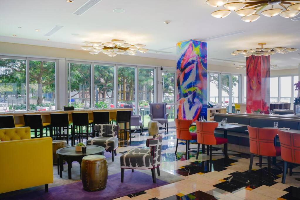 Wonderful 2 Bedroom Apt With Ocean Views At Icon Brickell マイアミ エクステリア 写真